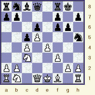 Black doubles his KBP's to open the e-file. (FIDE_WCS__gm-8_diag09.jpg, 29 KB) 