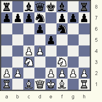  The position after 4...e5.  (averb-kotov_ct-1953_pos1.gif, 31 KB)  