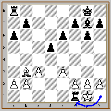   Now you grab the White Rook ...   