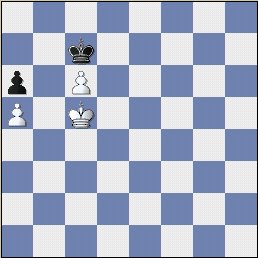   Its a King and Pawn End-game. "White to move and win." Can you solve this one?  (Its a LOT tougher than the first example!!)  