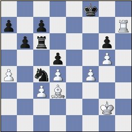  J.R. Capablanca - S. Tartakower; New York, 1924.  (This position was created with ChessBase 8.0. Click on the diagram and you can go to their website.)  