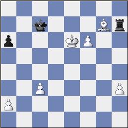  So after Black grabs the h-pawn, how can he stop White's f-Pawn from promoting?  (gold-basa1_b53.jpg, approx. 15-20 KB avg.) 