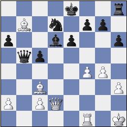 Black just threatened two of my pieces. [Fork.] What move should I play?  (gold-basa1_w25.jpg, approx. 15-20 KB avg.) 