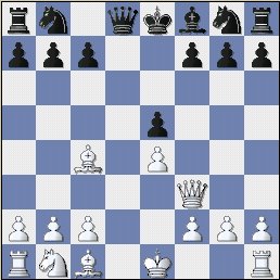   White just played his sixth move. He has a good idea, and maybe one small threat. Do you know what White's threat might be? 