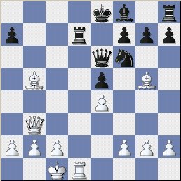   Black just played 14...Qe6. Black is trying to wriggle free from White's clutches. 
