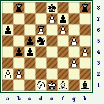   Black just played the Knight to d5 ... why?  (pol-tor_mosc81-pos7.gif, 09 KB)  