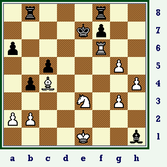   White just played Ne3.  (pol-tor_mosc81-pos8.gif, 08 KB)  