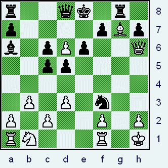    Black just played his Queen back to d8 - this could be a mistake from which there is no recovery from.  (gotm_01-04_pos5.gif, 51 KB)   