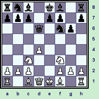    Black decides to fianchetto his KB.  (gotm_06-04_pos3.gif, 47 KB)    