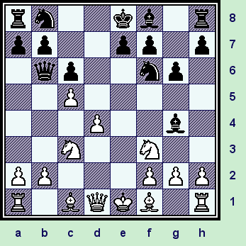    White plays a seemingly dangerous pawn advance. (gotm_06-04_pos5.gif, 47 KB)   